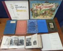 A collection of late 19th/early 20th century books to include children's books 'The Book of Gnomes',