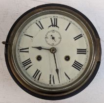 An early/mid 20th century military issue ship's clock Location: