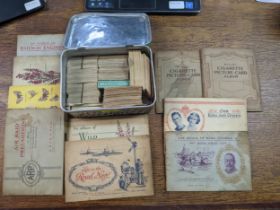 A collection of mixed cigarette, tea and other cards, along with Wills albums Location: 11.1
