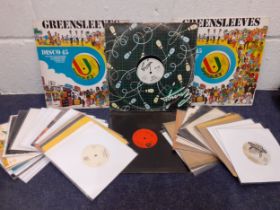 A small quantity of LP's and 45rpm singles to include Jamaican pressings. Location:1.2