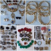 A quantity of late 20th Century and later costume jewellery to include an Italian Particolari