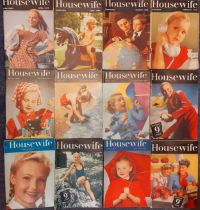 A quantity of vintage Housewife booklets, 1944-1950 together with a small quantity of vintage