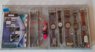 Swatch-A group of 1990's watches to include a 1992 'Tailleur', a 1992 'Award Variant', a 1992 '