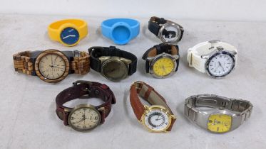 Mixed watches to include a gents Bobo Bird watch Location: