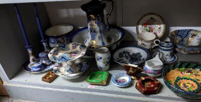 A collection of Keeling & Co Losol ware ceramics and Carlton lustre ware ceramics to include a