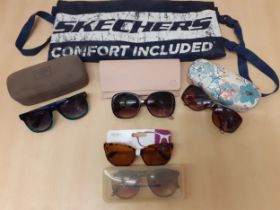 Mixed fashion sunglasses to include Hook of London, Principles, Next, Optex with original tags and