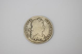 Kingdom of England - Charles II (1660 -1685) crown, dated 1663, first laureate and draped bust,