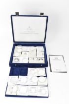 A collection of 22 Elizabeth II silver proof coins, to include 70th Birthday examples, 1997