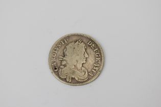 Kingdom of England - Charles II (1660 -1685) Halfcrown dated 1671, third laureate and draped bust,
