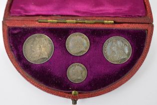 United Kingdom - Victoria (1837-1901) Maundy set dated 1900 comprising 4d, 3d, 2d and 1d, in