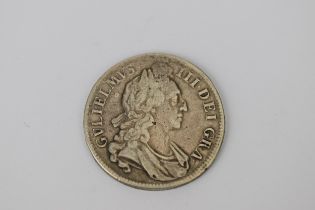 Kingdom of England - William III (1694-1702), crown dated 1696, first laureate and raped bust right,