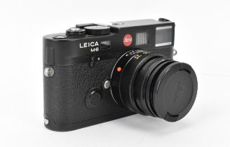 A Leica M6 TTL camera, black, serial no 2734253, 1998–2002, with Leica Summicron-M 1:2/50 E39