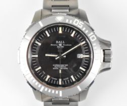 A BALL, Divers 3000m, automatic, gents, titanium cased wristwatch, circa 2016, model Deepquest,