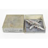 A Dinky Pre-War 63 Mayo Composite Aircraft - finished in silver, red propellers, -G-A DHK and G-A