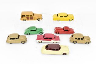 A collection of vintage early Dinky cars, to include a 172 Studebaker Land Cruiser, a Hudson