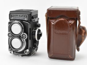 A Rolleiflex Synchro-Compur 2.8F TLR camera, model K4, circa 1960s, 2952022, with Schneider-