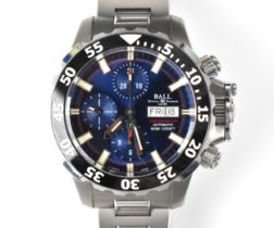A BALL , Divers 600m, automatic, gents, titanium cased wristwatch, circa 2019, model NEDU, having