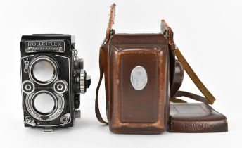 A Rolleiflex Synchro-Compur TLR camera, model K4, circa 1960s, , with Carl Zeiss nr. 2051688