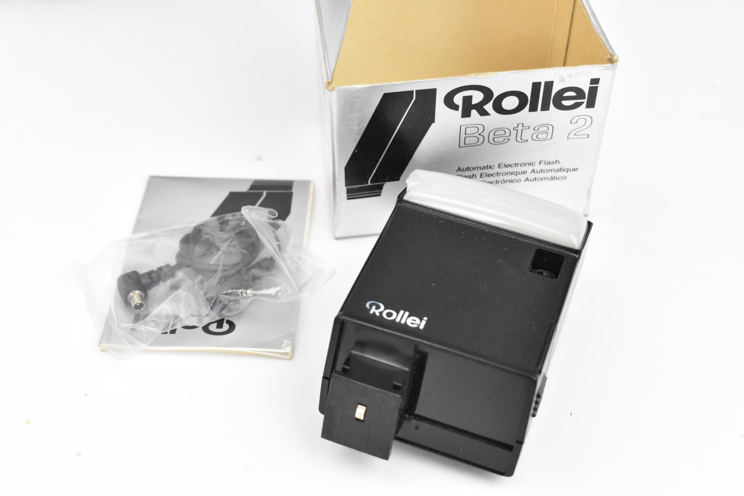 A collection of Rollei photography equipment, to include a prism finder for TLR camera in leather - Image 6 of 8