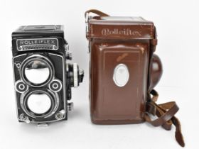 A Rolleiflex Synchro-Compur 2.8F TLR camera, model K7F, 1960-1981, 2418286, with Carl Zeiss Planar
