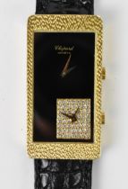 A Chopard Dual Time For Kutchinsky, manual wind, gents, 18ct gold wristwatch, circa 1970s, reference