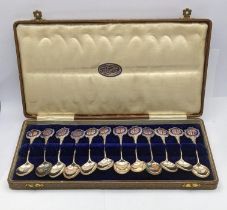 A set of rifle related teaspoons, hallmarked Birmingham 1906, total weight 177.4g Location: