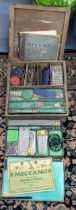 Two boxes of Meccano both with original instruction manuals Location: