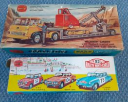 A Corgi Toys Major 1965 Rallye Monte-Carlo No:38 gift set together with a Corgi Toys Major Machinery
