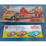 A Corgi Toys Major 1965 Rallye Monte-Carlo No:38 gift set together with a Corgi Toys Major Machinery