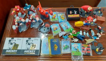 Action models and collectable figures to include Disney Infinity, Super Mario, and Popeye together