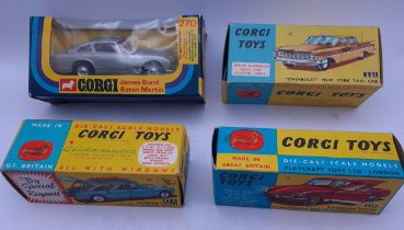 A boxed Corgi Toys'La Dandy' coupe 259 toy car together with a Citroen Safari Olympic Winter