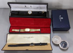 Mixed watches to include Mappin & Webb and others together with Aquascutum travel clock Location: