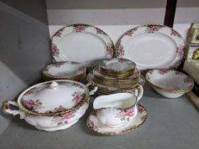 A Royal Albert Concerto pattern part dinner service comprising approx. 32 pieces Location: