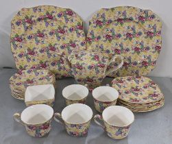 A Royal Winton Grimwades Welbeck tea service Location: