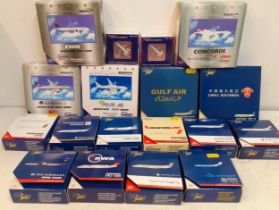 A quantity of Gemini Jet and British Airways diecast model aircraft, 1:400 scale to include