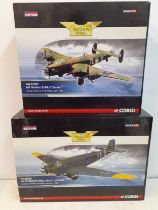 Corgi-Aviation Archive, 2 boxed and limited edition diecast models, scale 1:72, comprising models