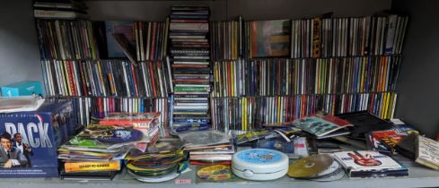 A large selection of CDs to include The Rat Pack 10-CD Collectors Edition, and many others, some