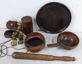 A mixed lot to include a circa 1900 policeman's truncheon Location: