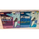 Dragon-Circa 2000, 2 Warbirds Series diecast models, 1:72 scale comprising Boeing F-15E Strike Eagle