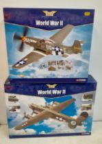 Corgi-Aviation Archive, 2 model diecast aircraft, comprising model numbers AA34402 WW2 Europe &