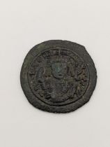 Byzantine Empire - Tiberius II Constantine (578 -582) 40 Nummi, Nicomedia, crowned buts, facing o/