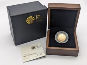United Kingdom - Elizabeth II (1952 -2022), 'The 2012 Half Sovereign' Diamond Jubilee proof coin,