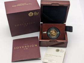 United Kingdom - Elizabeth II (1952 -2022) 2016 ' The Sovereign' Gold proof Half Sovereign,