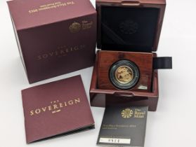United Kingdom - Elizabeth II (1952 -2022),1980, proof Sovereign in Royal Mint presentation case,