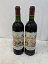 Two bottles of Tinto Pesquera 2000