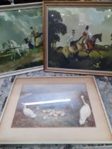 W. J.W. McLernan-Swans and their cygnets, a watercolour, mounted in a cream frame, signed lower