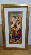 Levi Doit - musician lithograph limited edition framed and glazed Location: G