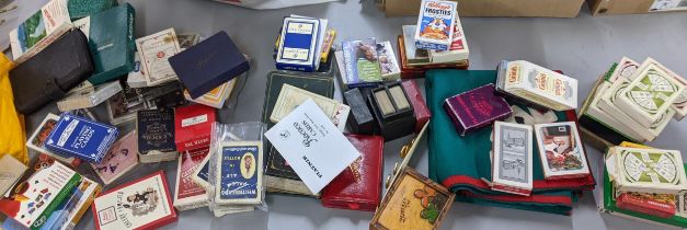 A collection of mainly vintage playing cards and other games Location:A3F