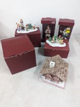 A collection of Villeroy and Boch boxed Christmas related ornaments to include Winter Decolights '