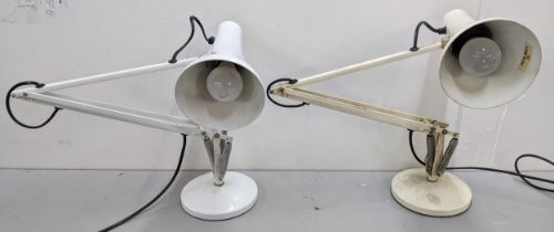 Two vintage Herbert Terry Anglepoise table lamps Location: A1B